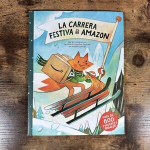 NEW La Carrera Festiva De Amazon Toy Catalog Christmas 2023 Stickers Spanish